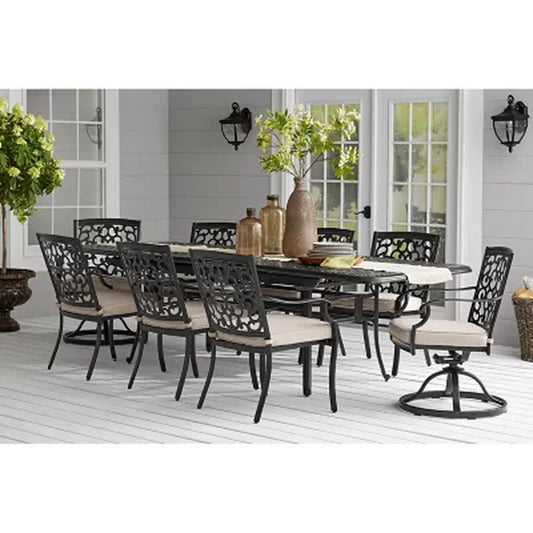 Member'S Mark Hastings 9-Piece Extension Table Dining Set with Sunbrella Fabric